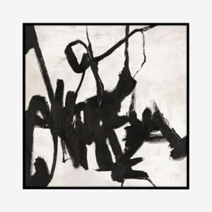 Malerifabrikken – Originalmålning Playblack 1 , med ram – Svart – Tavlor – Från Homeroom