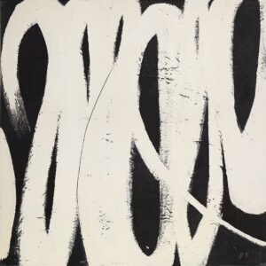 Malerifabrikken – Originalmålning Spinning Around – Vit – Posters & tavlor – Från Homeroom