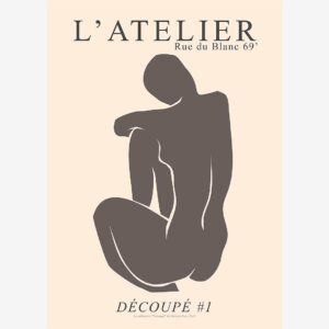 Malerifabrikken – Poster 1 Decoupé #1 – Beige – Posters – Från Homeroom