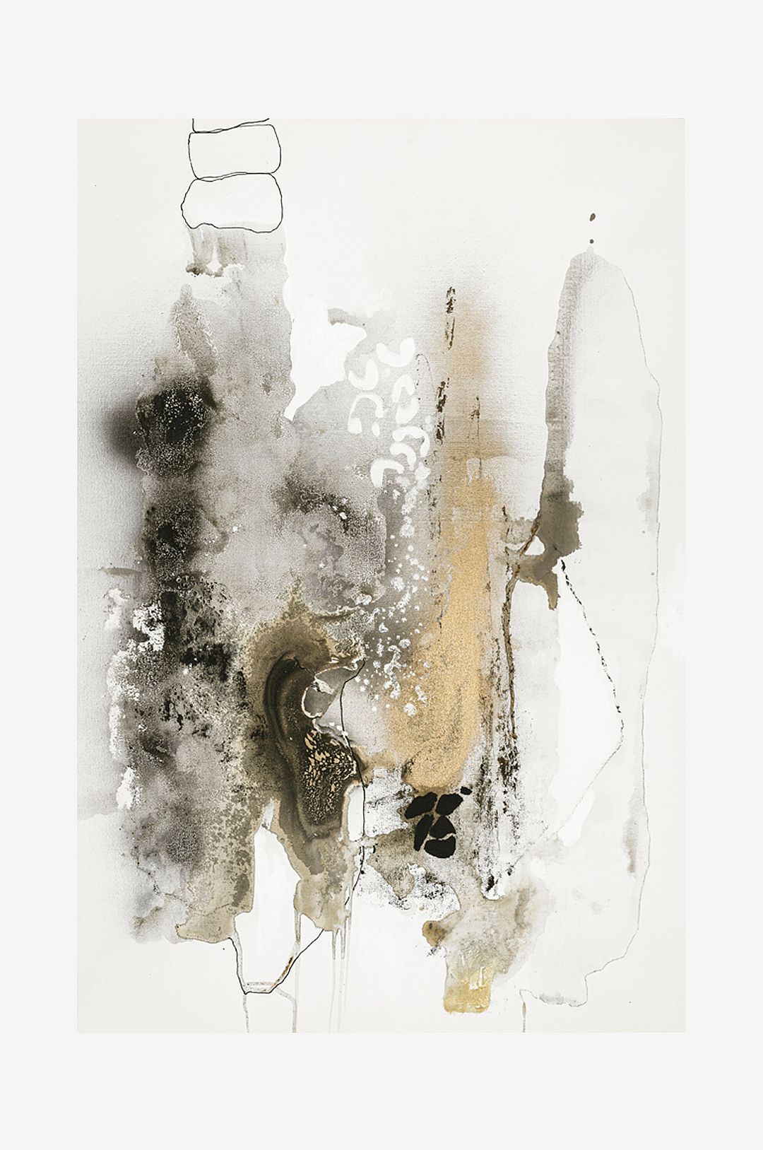 Malerifabrikken – Poster Aqua Sketch 2 – Beige – Posters – Från Homeroom