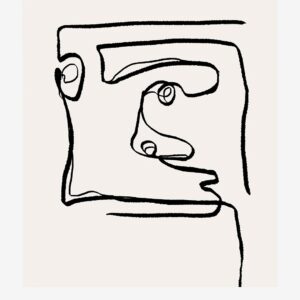 Malerifabrikken – Poster Art Contemporain 2 – Beige – Posters – Från Homeroom