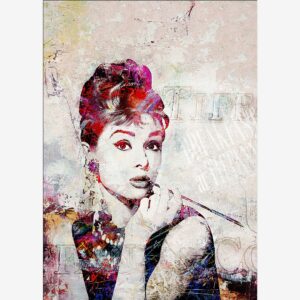 Malerifabrikken – Poster Audrey – Flerfärgad – Posters – Från Homeroom