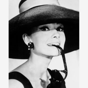 Malerifabrikken – Poster Audrey Hepburn 2 – Svart – Posters – Från Homeroom