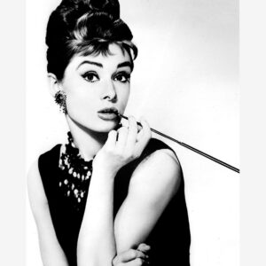 Malerifabrikken – Poster Audrey Hepburn 3 – Svart – Posters – Från Homeroom