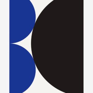 Malerifabrikken – Poster Bauhaus 3 – Blå – Posters – Från Homeroom