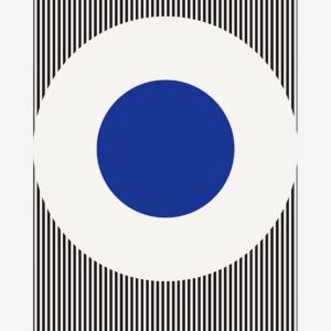 Malerifabrikken – Poster Bauhaus 5 – Blå – Posters – Från Homeroom