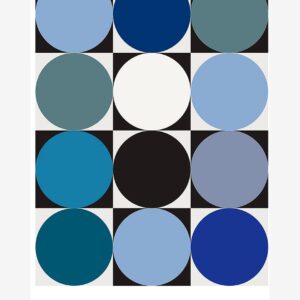 Malerifabrikken – Poster Bauhaus 6 – Blå – Posters – Från Homeroom