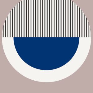 Malerifabrikken – Poster Bauhaus 7 – Blå – Posters – Från Homeroom