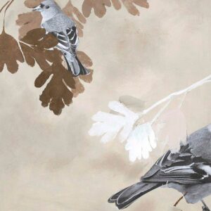 Malerifabrikken – Poster Bird 3 – Beige – Posters – Från Homeroom