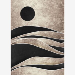 Malerifabrikken – Poster Black desert 1 – Guld – Posters – Från Homeroom