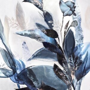 Malerifabrikken – Poster Blue leaves – Blå – Posters – Från Homeroom