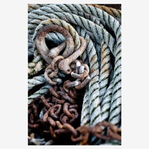 Malerifabrikken – Poster Blue rope – Blå – Posters – Från Homeroom