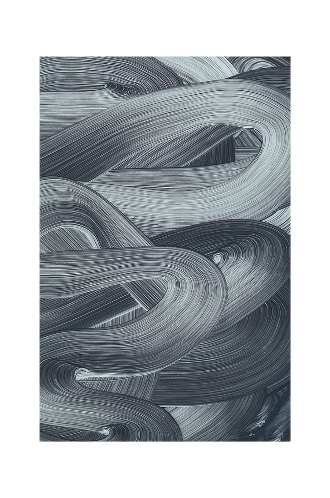 Malerifabrikken – Poster Brushed 4 – Grå – Posters – Från Homeroom