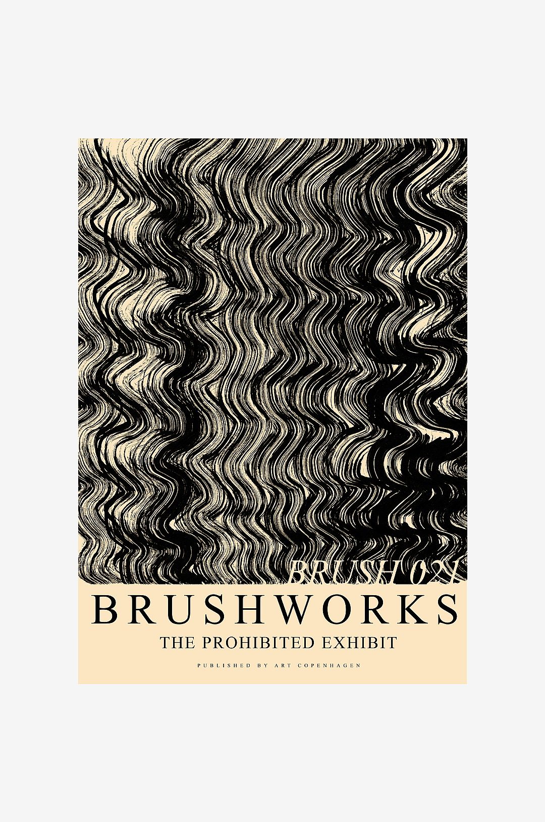 Malerifabrikken – Poster Brushwork 021 – Svart – Posters – Från Homeroom