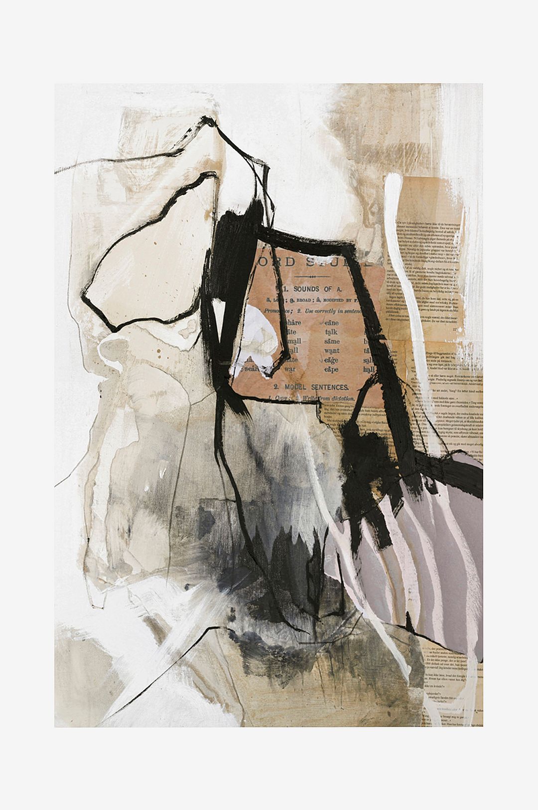 Malerifabrikken – Poster Clipping – Beige – Posters – Från Homeroom