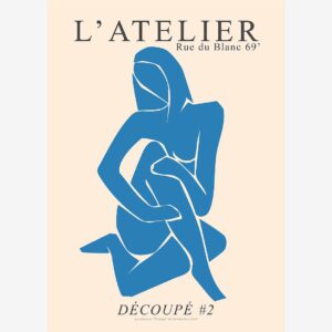 Malerifabrikken – Poster Decoupé #2 – Beige – Posters – Från Homeroom