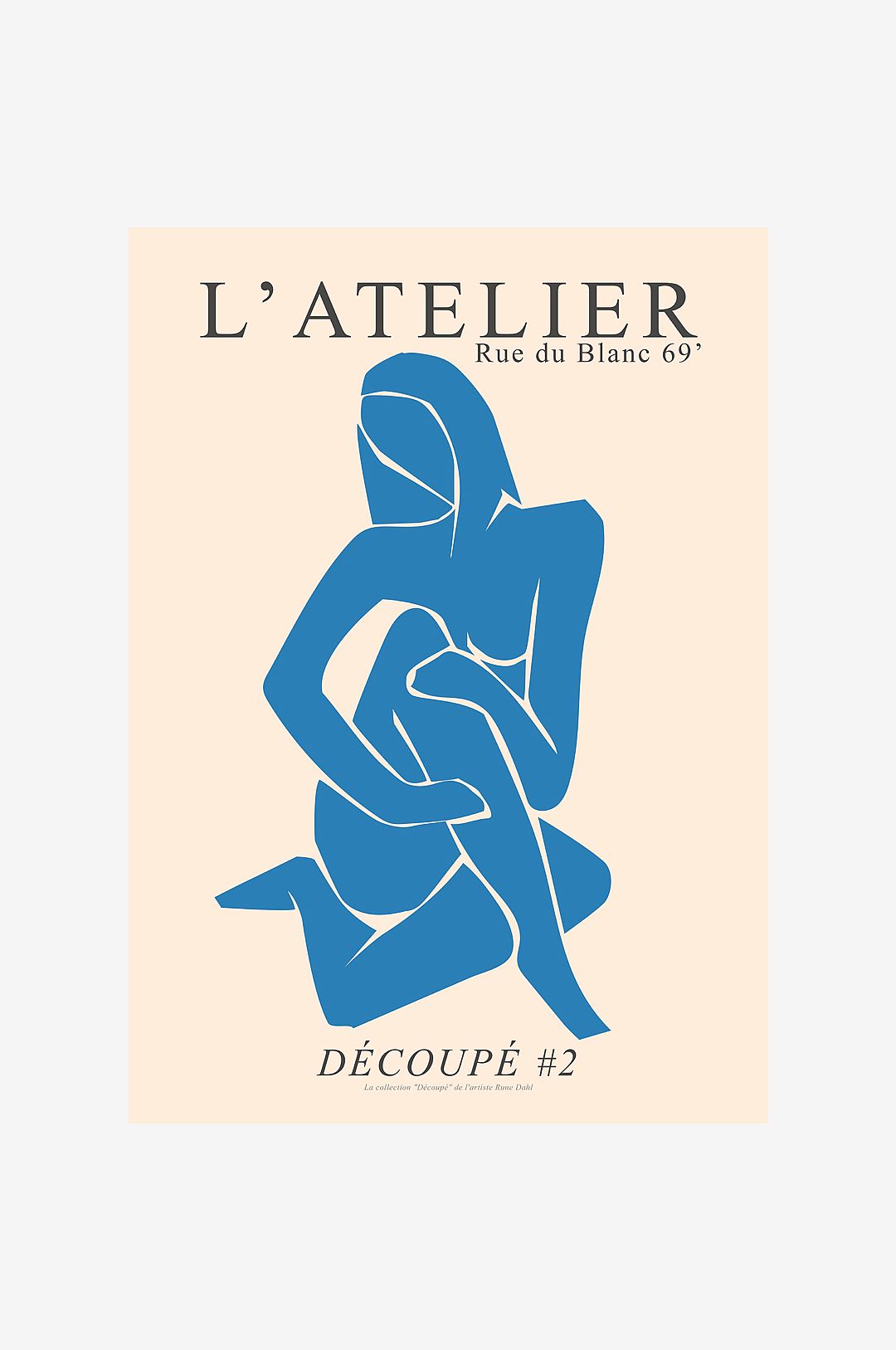 Malerifabrikken – Poster Decoupé #2 – Beige – Posters – Från Homeroom