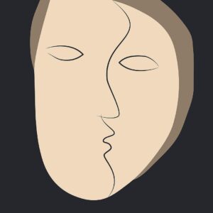 Malerifabrikken – Poster Face It 1 – Svart – Posters – Från Homeroom