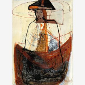 Malerifabrikken – Poster Fishing – Brun – Posters – Från Homeroom