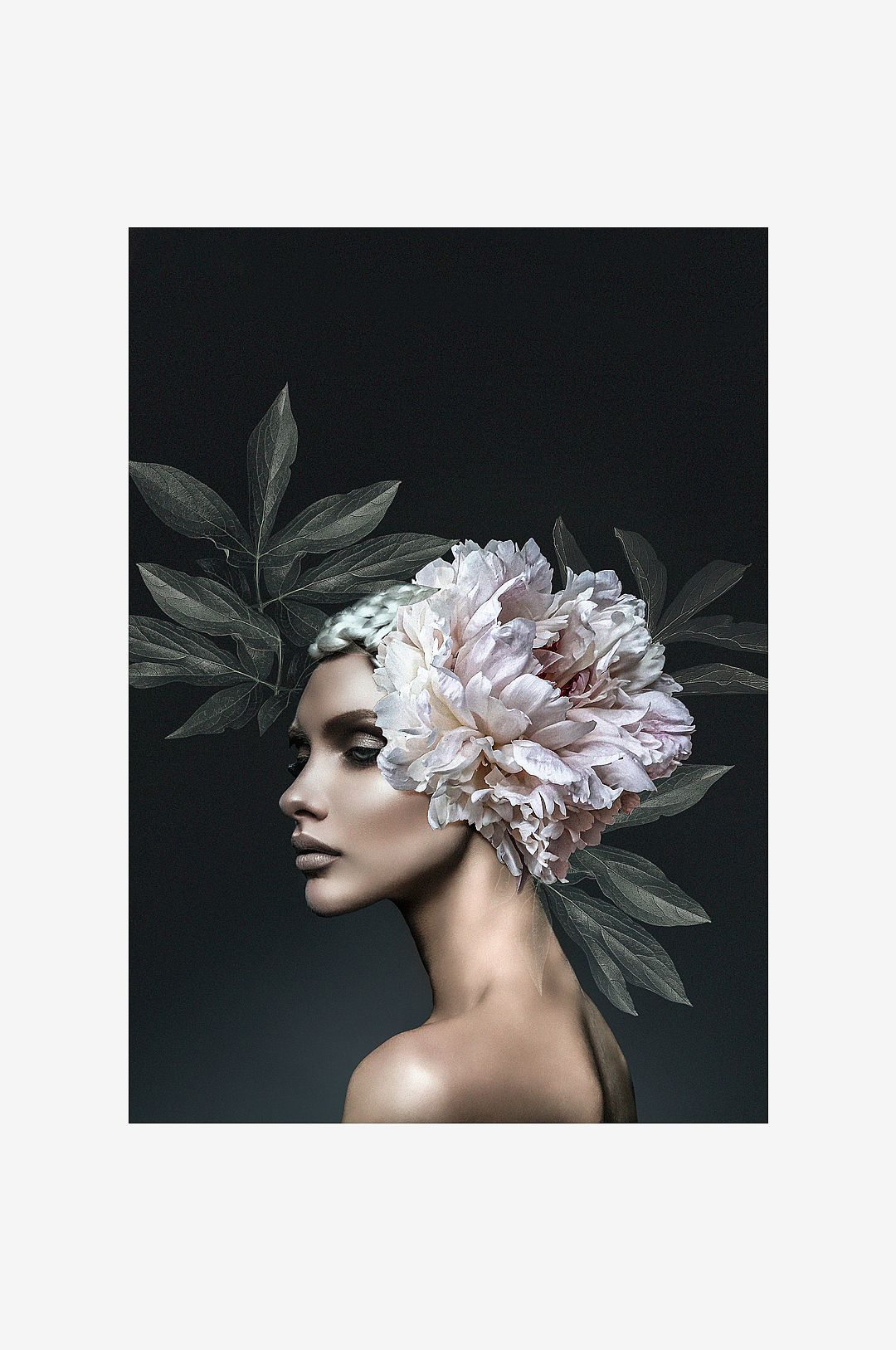 Malerifabrikken – Poster Floral Diva 1 – Svart – Posters – Från Homeroom