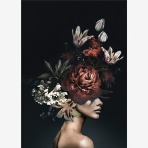 Malerifabrikken – Poster Floral Diva 2 – Svart – Posters – Från Homeroom