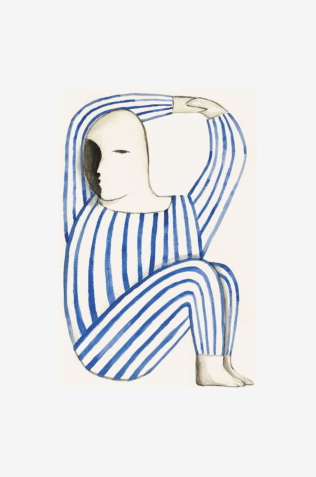 Malerifabrikken – Poster Give up – Blå – Posters – Från Homeroom