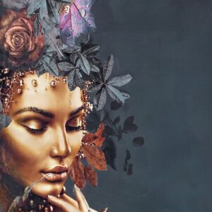 Malerifabrikken – Poster Gold couture 1 – Guld – Posters – Från Homeroom