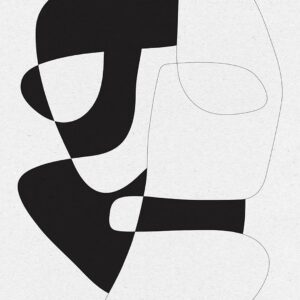 Malerifabrikken – Poster Graphical 3 – Vit – Posters – Från Homeroom