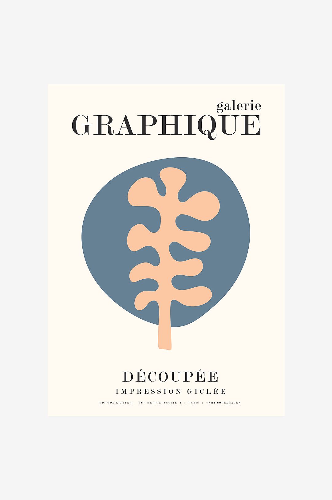 Malerifabrikken – Poster Graphique 1 – Beige – Posters – Från Homeroom