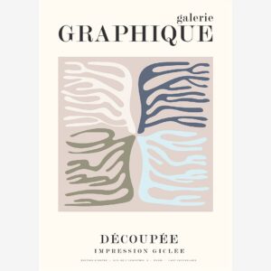 Malerifabrikken – Poster Graphique 4 – Beige – Posters – Från Homeroom