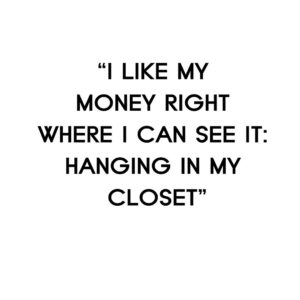 Malerifabrikken – Poster I like my money – Grå – Posters – Från Homeroom