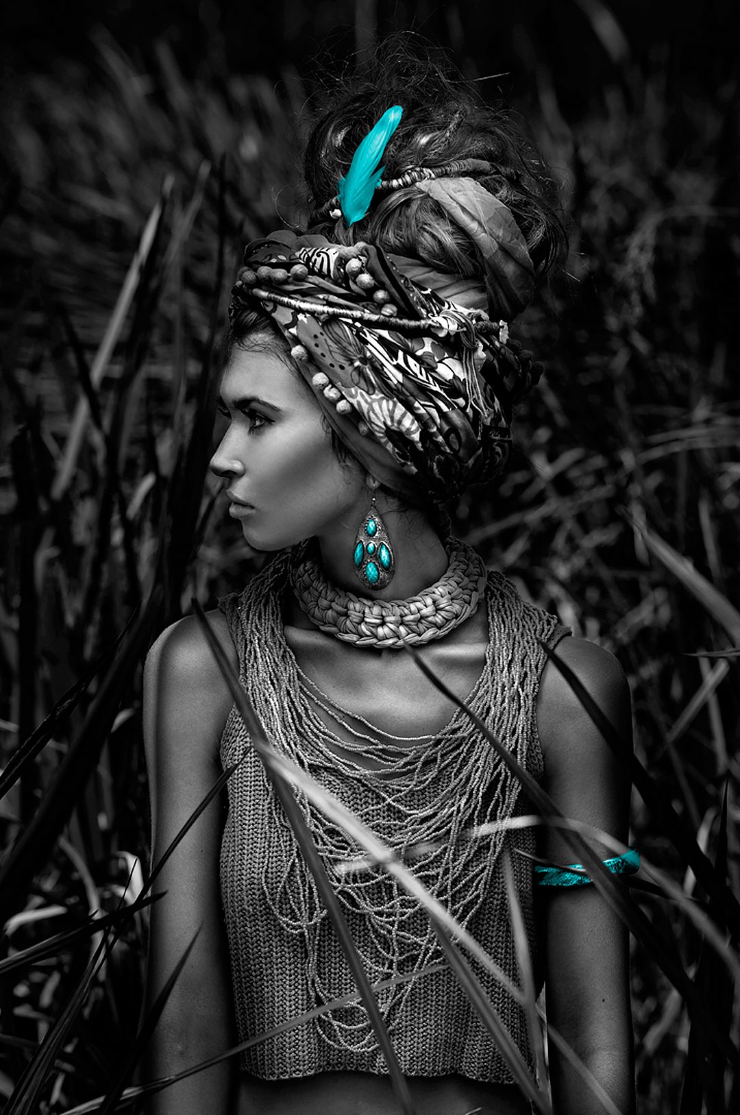 Malerifabrikken – Poster In the bush blue – Svart – Posters – Från Homeroom