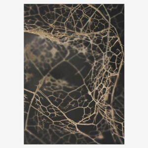 Malerifabrikken – Poster Leaf skeleton dark – Svart – Posters – Från Homeroom