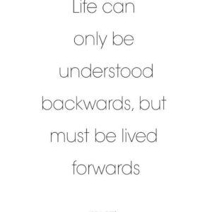 Malerifabrikken – Poster Life can only – Vit – Posters – Från Homeroom