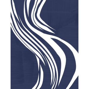 Malerifabrikken – Poster Lino Cut 2 – Blå – Posters – Från Homeroom