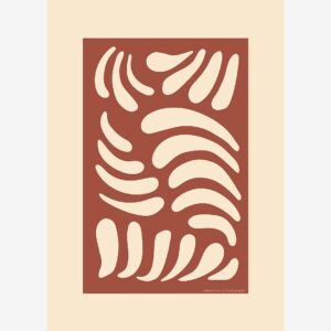 Malerifabrikken – Poster Lithography 3 – Beige – Posters – Från Homeroom