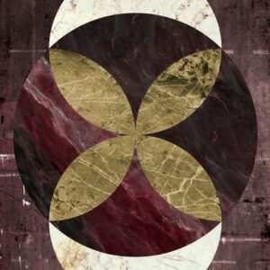 Malerifabrikken – Poster Marble Rustic 2 – Röd – Posters – Från Homeroom