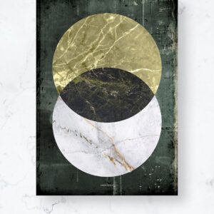 Malerifabrikken – Poster / Marble rustic / Plano – Flerfärgad – Posters – Från Homeroom