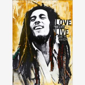 Malerifabrikken – Poster Marley by artist – Flerfärgad – Posters – Från Homeroom