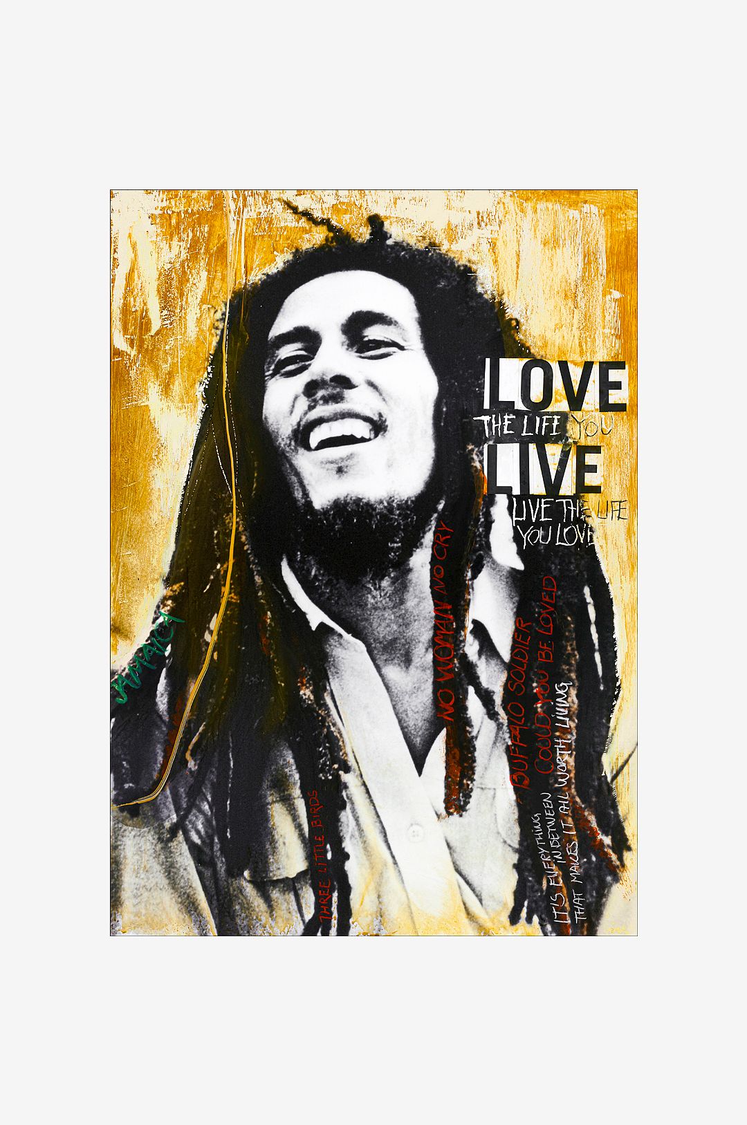 Malerifabrikken – Poster Marley by artist – Flerfärgad – Posters – Från Homeroom