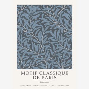 Malerifabrikken – Poster Motif Classique 4 – Blå – Posters – Från Homeroom