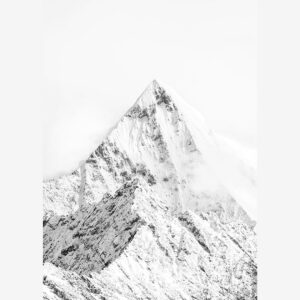 Malerifabrikken – Poster Mountain top white – Vit – Posters – Från Homeroom