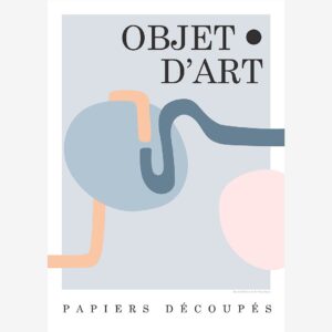 Malerifabrikken – Poster Objet 4 – Blå – Posters – Från Homeroom