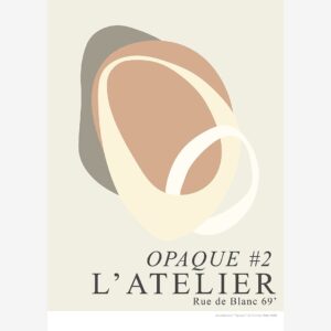 Malerifabrikken – Poster Opaque #2 – Beige – Posters – Från Homeroom