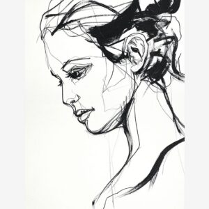 Malerifabrikken – Poster Silhouette 2 – Vit – Posters – Från Homeroom