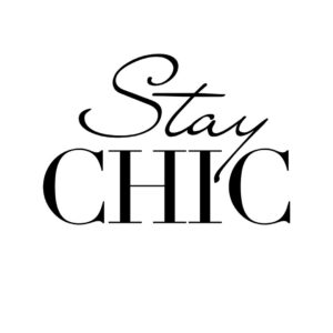 Malerifabrikken – Poster Stay Chic – Grå – Posters – Från Homeroom