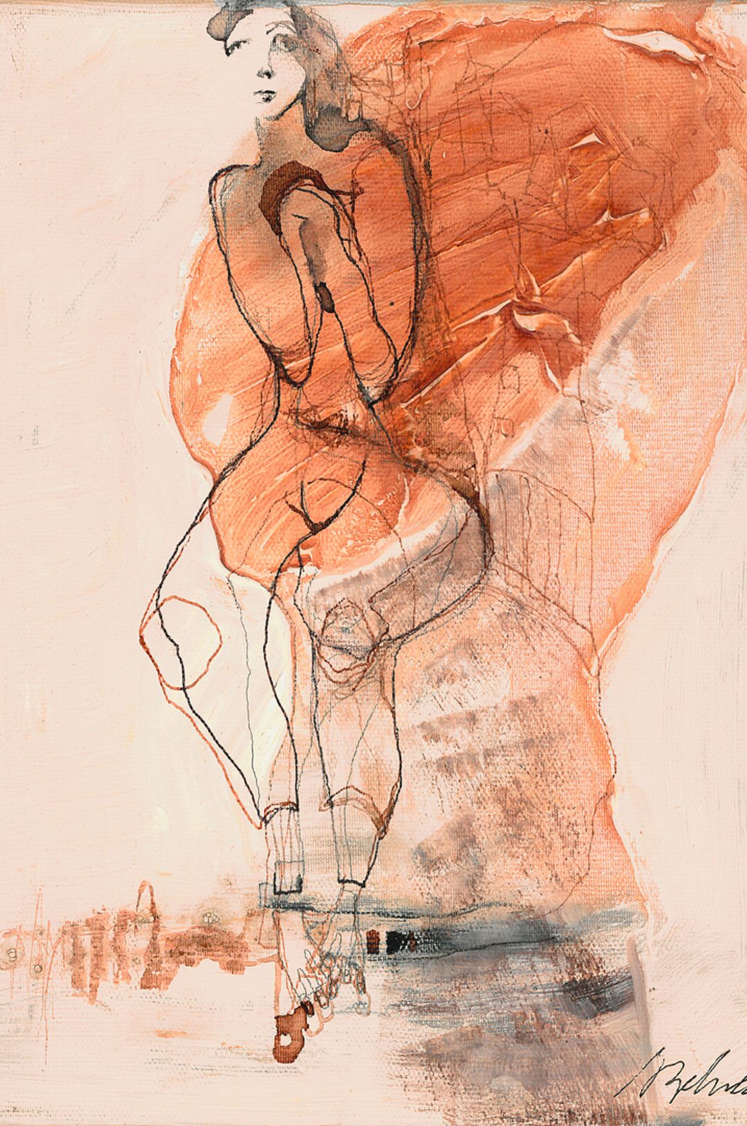 Malerifabrikken – Poster Stormy day – Beige – Posters – Från Homeroom