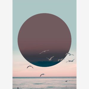 Malerifabrikken – Poster Sundown 2 – Lila – Posters – Från Homeroom