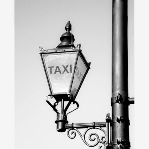 Malerifabrikken – Poster Taxi – Svart – Posters – Från Homeroom