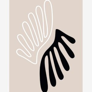 Malerifabrikken – Poster The Leaf – Beige – Posters – Från Homeroom